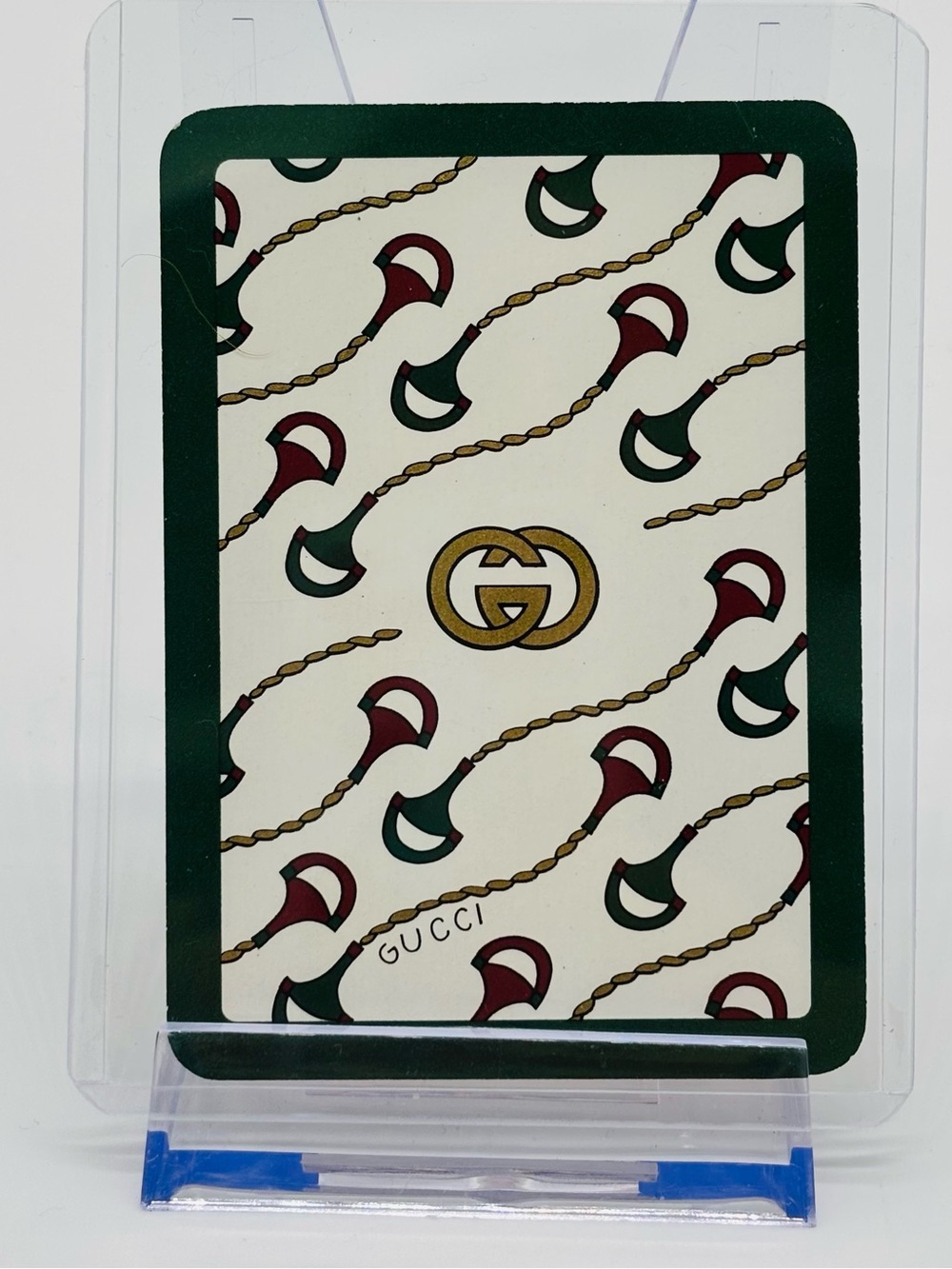 Gucci Vintage GG Horesbit Playing Card - 10 of Hearts ❤️